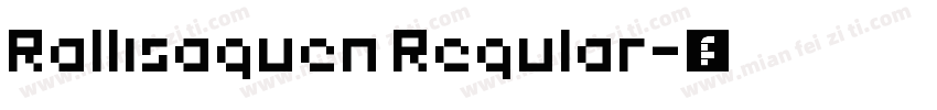 Rallisaguen Regular字体转换